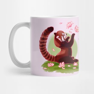 Magnolia Red Panda Mug